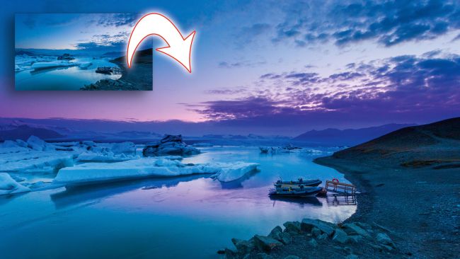 رنگ را اضافه کنید و نور را به یک عکس پر کنید